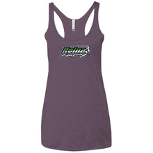 H57 Racing 2-sided print NL6733 Next Level Ladies' Triblend Racerback Tank