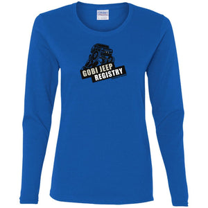 Gobi Jeep Registry G540L Gildan Ladies' Cotton LS T-Shirt