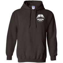 ASJC 2-sided print with Freedom flag on back G185 Gildan Pullover Hoodie 8 oz.