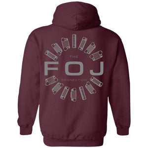 FOJ 2-sided print G185 Gildan Pullover Hoodie 8 oz.
