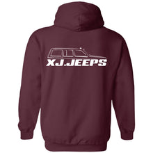 XJ Jeeps 2-sided print G185 Gildan Pullover Hoodie 8 oz.