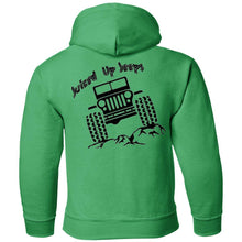 Juiced Up Jeeps G185B Gildan Youth Pullover Hoodie