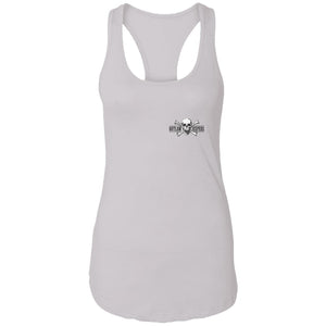 Outlaw Jeepers 2-sided print NL1533 Ladies Ideal Racerback Tank