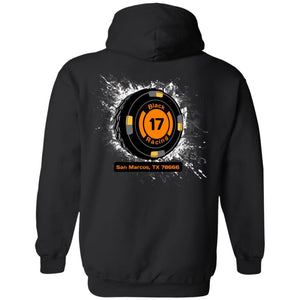 Black 17 2-sided print G185 Gildan Pullover Hoodie 8 oz.