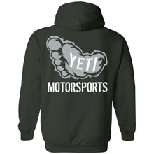 Yeti Motorsports logo 2-sided print G185 Gildan Pullover Hoodie 8 oz.