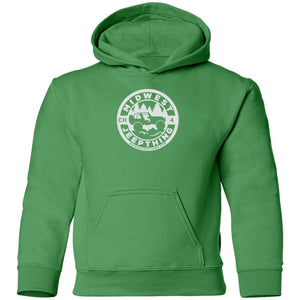MWJT CH white logo G185B Youth Pullover Hoodie