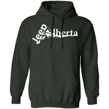 Jeep Alberta white logo G185 Gildan Pullover Hoodie 8 oz.