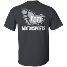 Yeti Motorsports logo 2-sided print G500B Gildan Youth 5.3 oz 100% Cotton T-Shirt