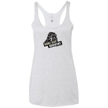 Gobi Jeep Registry Logo NL6733 Next Level Ladies' Triblend Racerback Tank