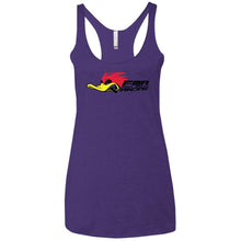 Foul Mouth Racing NL6733 Next Level Ladies' Triblend Racerback Tank