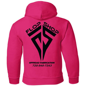Flop Shop 2-sided print G185B Gildan Youth Pullover Hoodie