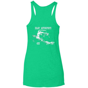 Sharp Motorsports 2-sided print NL6733 Next Level Ladies' Triblend Racerback Tank