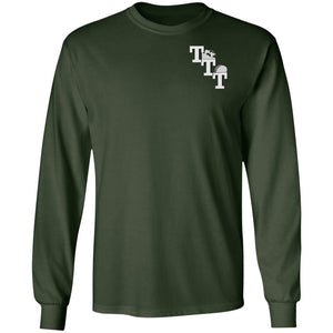 Jeep Paparazzi gray 2-sided print G240 LS Ultra Cotton T-Shirt