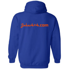 John's 4x4 tread print logo 2-sided print G185 Pullover Hoodie 8 oz.