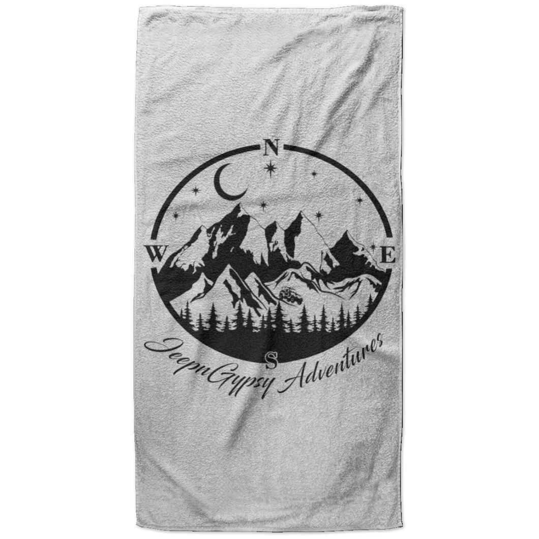 JeepnGypsy compass S6BETL Beach Towel - 37x74
