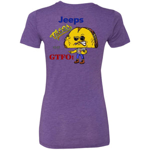 Jeep Paparazzi 2-sided print NL6710 Ladies' Triblend T-Shirt
