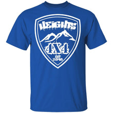 Heights 4x4 crest white logo G500 Gildan 5.3 oz. T-Shirt