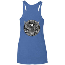 AmericanOffroadCustoms Horizontal NL6733 Ladies' Triblend Racerback Tank