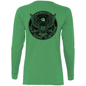 AmericanOffroadCustoms Horizontal G540L Ladies' Cotton LS T-Shirt