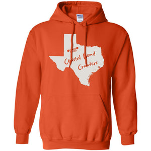 Coastal Bend Crawlers light logo G185 Gildan Pullover Hoodie 8 oz.