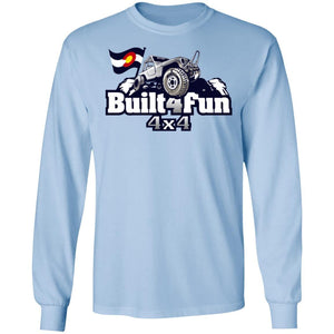 Built4Fun grey G240 Gildan LS Ultra Cotton T-Shirt