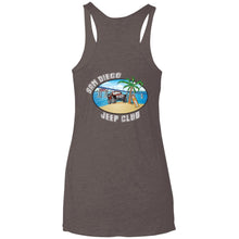 SDJC 2-sided print NL6733 Next Level Ladies' Triblend Racerback Tank