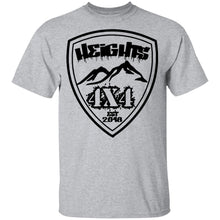 Heights 4x4 crest G500B Gildan Youth 5.3 oz 100% Cotton T-Shirt