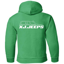 XJ Jeeps 2-sided print G185B Gildan Youth Pullover Hoodie