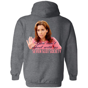 S7S white logo You Can't Wheel With Us 2-sided print Z66 Pullover Hoodie