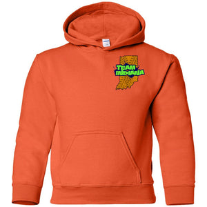 BB&M Team Indiana front 2-sided print G185B Gildan Youth Pullover Hoodie