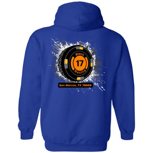 Black 17 2-sided print G185 Gildan Pullover Hoodie 8 oz.