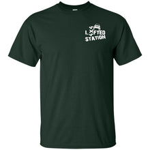 Lifted Station white logo G200 Gildan Ultra Cotton T-Shirt