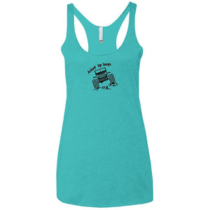 Juiced Up Jeeps NL6733 Next Level Ladies' Triblend Racerback Tank