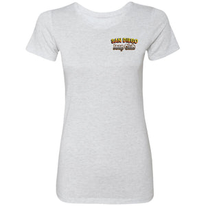 San Diego jeep club 2-sided print NL6710 Ladies' Triblend T-Shirt