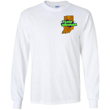 B&BM Team Indiana front 2-sided print G240B Gildan Youth LS T-Shirt