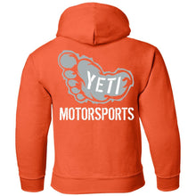 Yeti Motorsports logo 2-sided print G185B Gildan Youth Pullover Hoodie