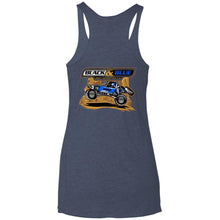 BB&M Team Indiana front 2-sided print NL6733 Next Level Ladies' Triblend Racerback Tank