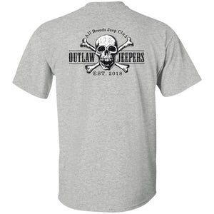 Outlaw Jeepers 2-sided print G500B Youth 5.3 oz 100% Cotton T-Shirt