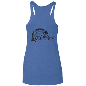 RRC 2-sided print NL6733 Next Level Ladies' Triblend Racerback Tank