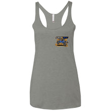 B&B Motorsports 2-sided print (Team Indiana back) NL6733 Next Level Ladies' Triblend Racerback Tank
