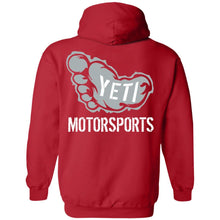 Yeti Motorsports logo 2-sided print G185 Gildan Pullover Hoodie 8 oz.