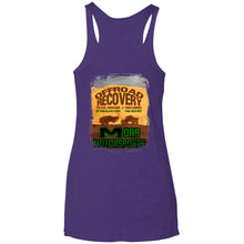 Moab Motorsports 2-sided print w/Trailmater back NL6733 Next Level Ladies' Triblend Racerback Tank