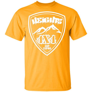 Heights 4x4 crest white logo G500 Gildan 5.3 oz. T-Shirt