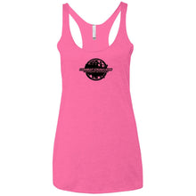 CCVOA black logo NL6733 Next Level Ladies' Triblend Racerback Tank