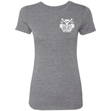 Work Hard Wheel Harder 2-sided print NL6710 Ladies' Triblend T-Shirt