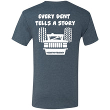 Every Dent Tells A Story 2-sided print NL6010 Men's Triblend T-Shirt