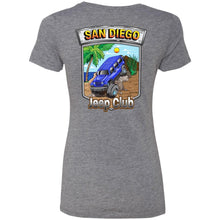 San Diego jeep club 2-sided print NL6710 Ladies' Triblend T-Shirt