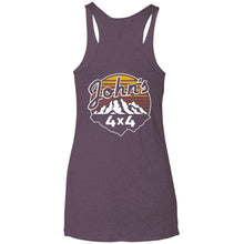 John's 4x4 2-sided print NL6733 Next Level Ladies' Triblend Racerback Tank