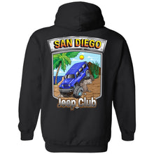 San Diego jeep club 2-sided print G185 Gildan Pullover Hoodie 8 oz.