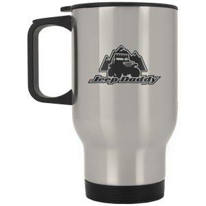 JeepDaddy Silver Stainless Travel Mug